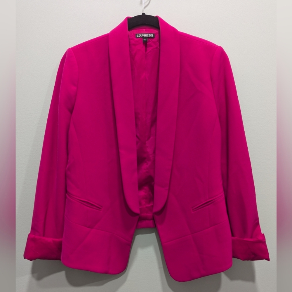 Express Hot Pink Blazer